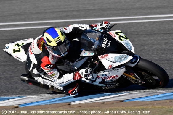 Markus Reiterberger sur la S1000RR du team Althea BMW Markus Reiterberger sur la S1000RR du team Althea BMW