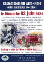 Rassemblement auto moto, toutes anciennes