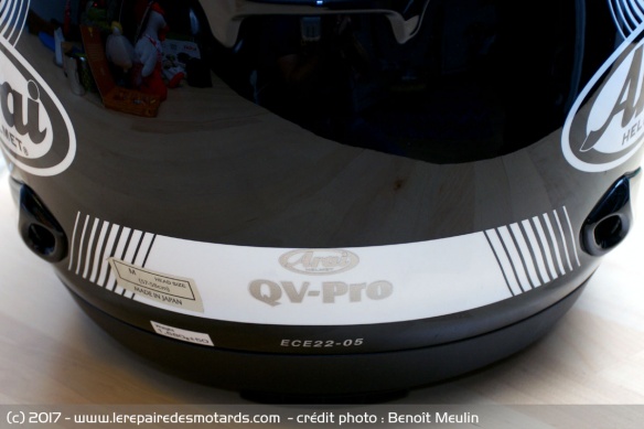 Le QV-Pro est annoncé à 1.680 grammes en taille M