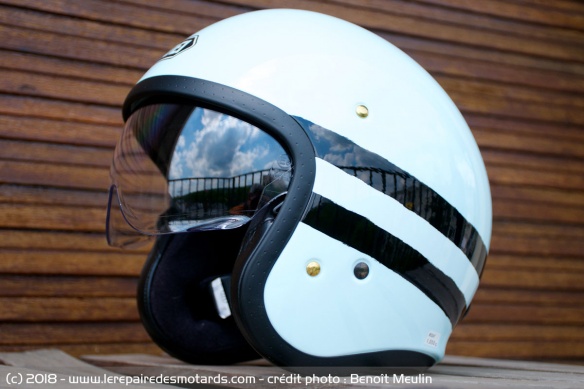 Essai du casque jet Shoei J-O Essai du casque jet Shoei J-O