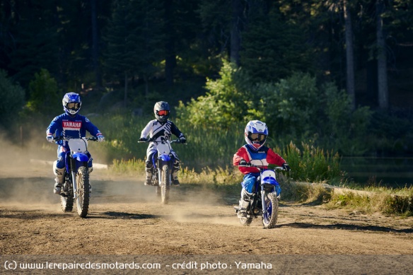 Les petites motocross Yamaha, menées par la PW50 Les petites motocross Yamaha, menées par la PW50