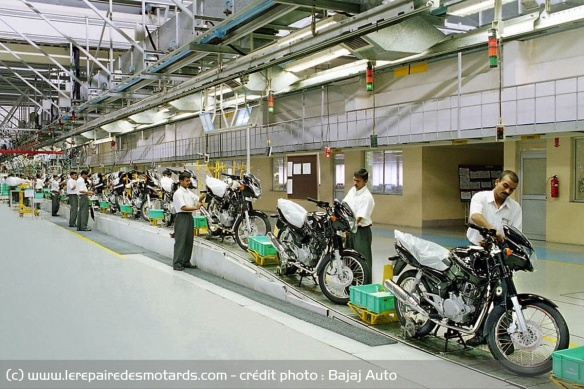 Le constructeur est capable de produire plusieurs millions de motos chaque année Le constructeur est capable de produire plusieurs millions de motos chaque année