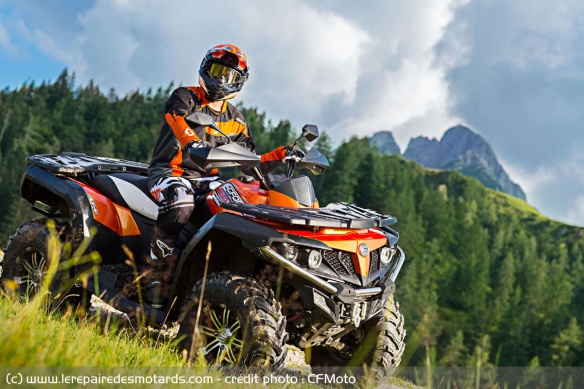 CF Moto est surtout connu pour ses quads, ici le CForce 550 CF Moto est surtout connu pour ses quads, ici le CForce 550