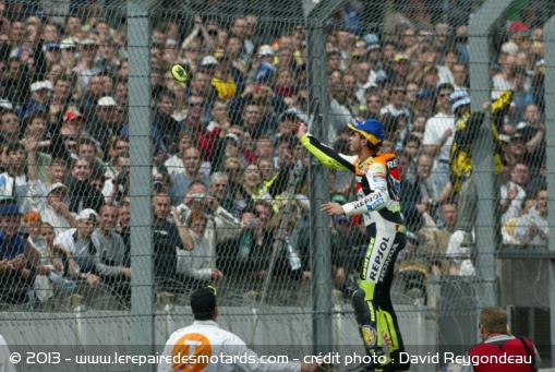 Grand Prix de France 2002 : premier succès de Valentino Rossi en 500 cc