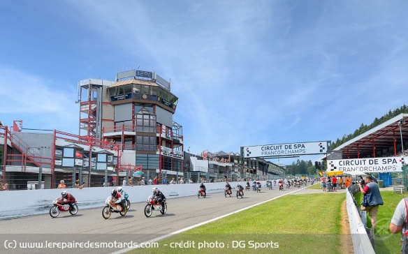 Le Grand Prix moto de Belgique à Spa-Francorchamps