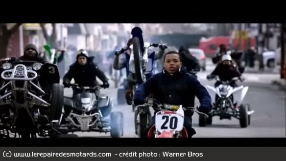 Du cross bitume pendant l'entrainement de 'Creed'