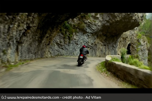 David, lors de ses vir&eacute;es avec sa Suzuki