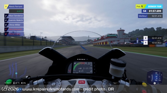 ABS, TCS, Anti-wheeling... plusieurs assistances sont r&eacute;glables en course