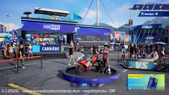 Le moins que l'on puisse dire c'est que le menu principal ne manque pas de vie