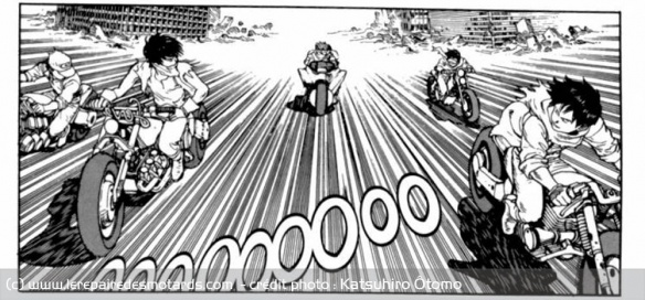 C'est lors d'une virée nocturne à moto que tout bascule pour la bande de Kaneda C'est lors d'une virée nocturne à moto que tout bascule pour la bande de Kaneda