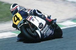 Freddie Spencer et son casque Arai (photo : DR)