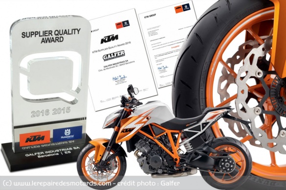 La marque espagnol est devenu le fournisseur des disques Wave pour KTM