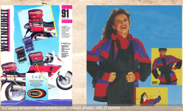 Bagagerie et vestes, Held se diversifie dès les années 80