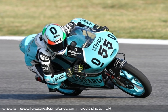 Andrea Locatelli et son casque KYT