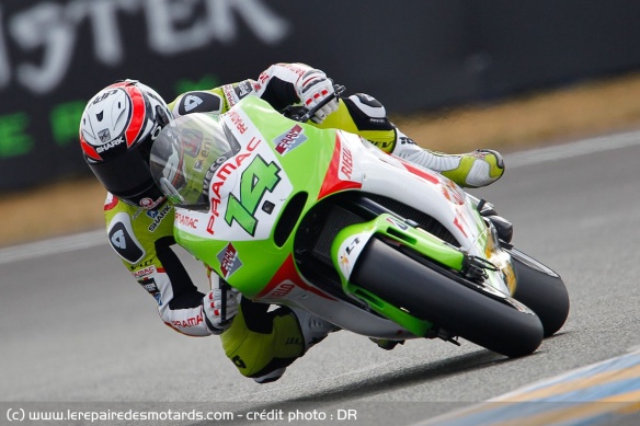 Randy De Puniet avec le team MotoGP en 2011