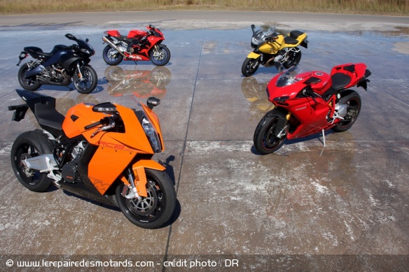 Génération Aprilia RSV : comparatif de sportives bicylindres en 2008
