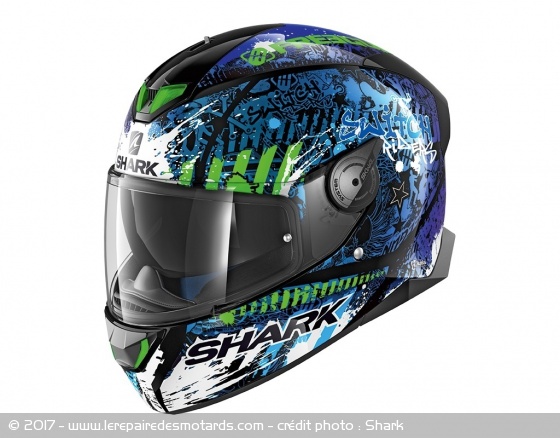Un casque intégral Shark Skwal 2