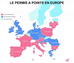 Le permis à points en Europe