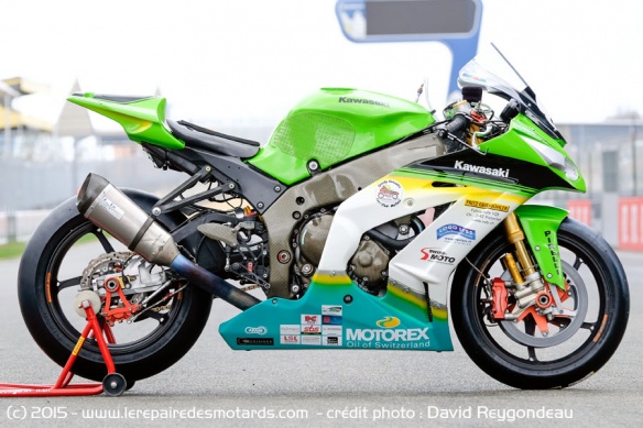 La Kawasaki du team Bolliger