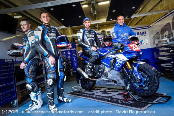 Le team Yamaha Viltaïs Experience