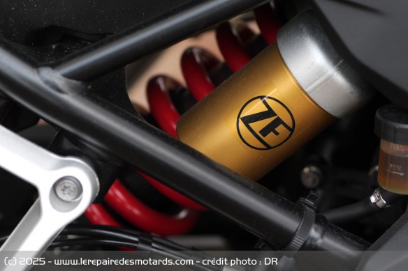 L'amortisseur arri&egrave;re de la BMW F 800 GS