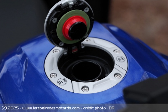 Le r&eacute;servoir de la BMW F 800 GS