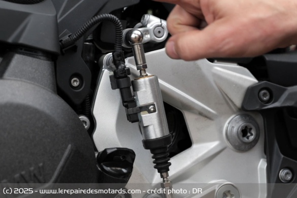 Le shifter de la BMW F 800 GS