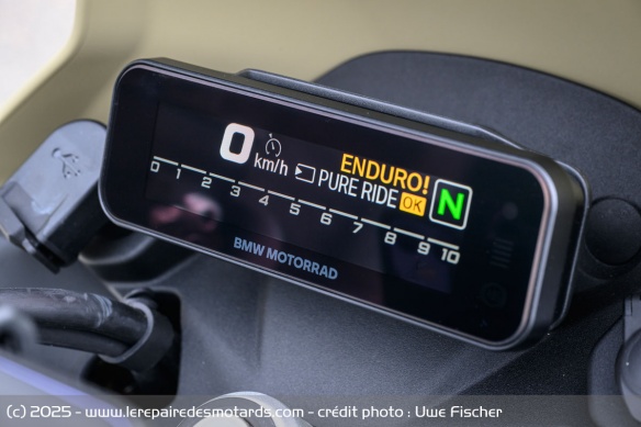 Outre le compteur analogique, une version numérique est disponible... en option