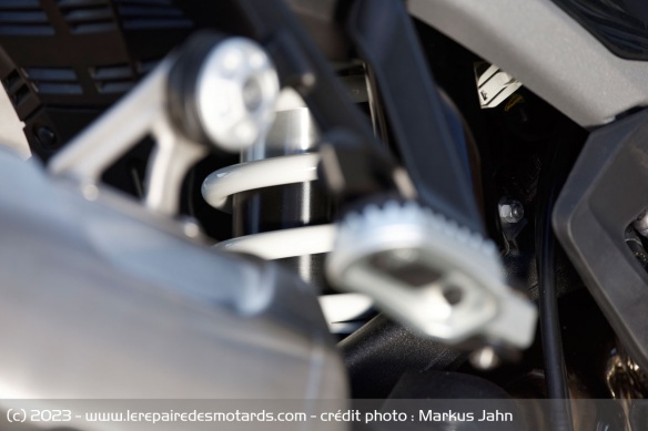 La suspension arrière de la BMW R 1300 GS