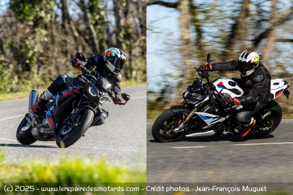 Essai comparatif des BMW S 1000 R et M 1000 R 2025 Essai comparatif des BMW S 1000 R et M 1000 R 2025