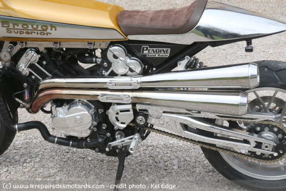 Silencieux de la Brough Superior Pendine Sand Racer