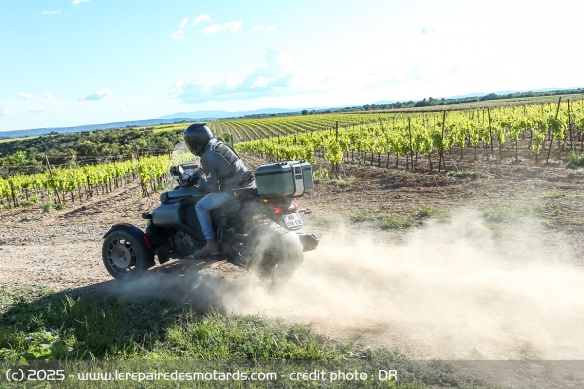 C'est sur les chemins, en mode Rally, que le Canyon devient fun