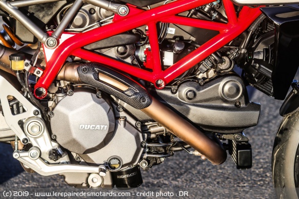 Moteur de la Ducati Hypermotard 950 SP