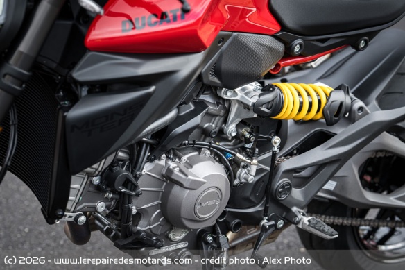 Embrayage anti-dribble et quickshifter sont de la partie