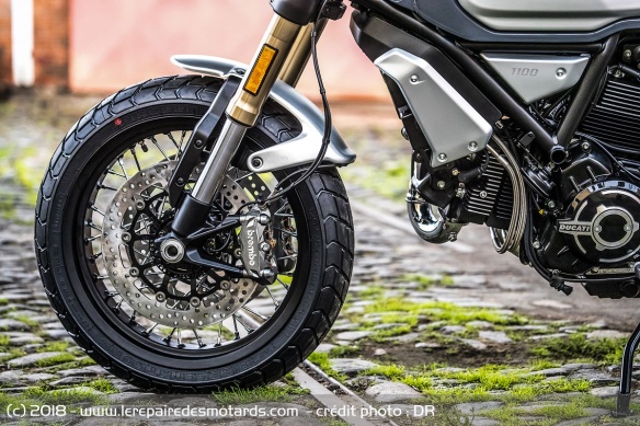 Frein avant de la Ducati Scrambler 1100
