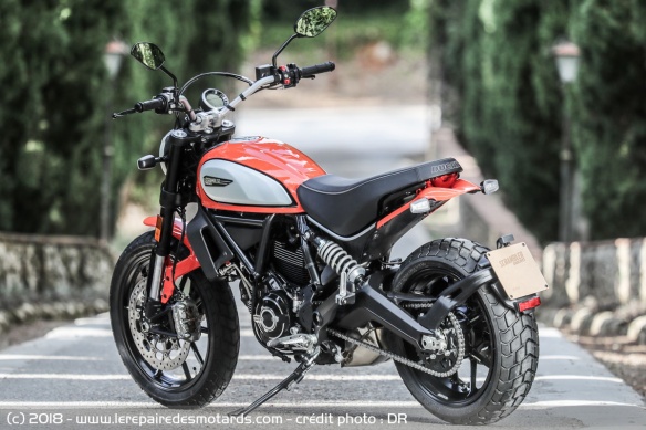 Réservoir de la Ducati Scrambler 800 Icon
