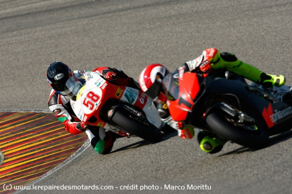 Même en ratant son freinage, Marco Simoncelli nous montre l'étendue de son talent