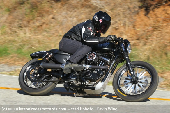 La boîte de vitesse est toujours aussi dure sur le Café Sportster