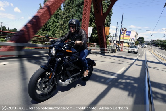 Essai de la Harley-Davidson LiveWire en ville