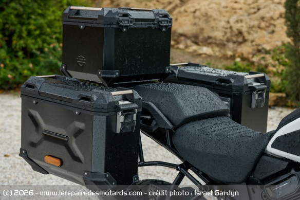 La bagagerie de la Harley-Davidson Pan America 1250 Limited