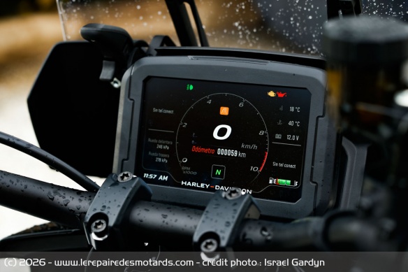 Le compteur de la Harley-Davidson Pan America 1250 Limited