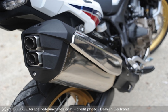 Le silencieux de la CRF1000L