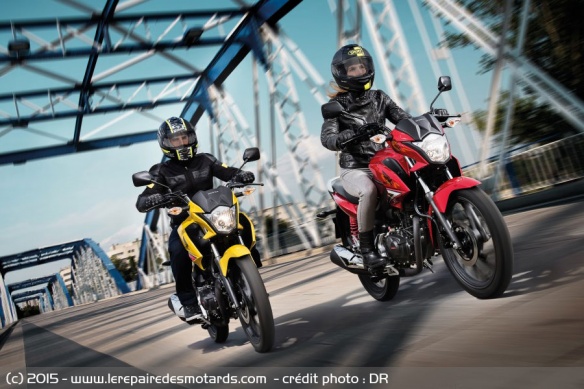 Essai Honda CB 125 en ville