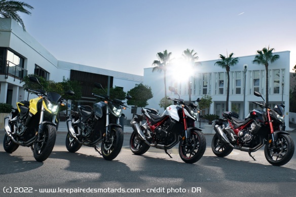 La gamme Honda CB750 Hornet 2023