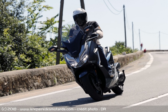 Essai du Honda Forza 300 sur voie rapide