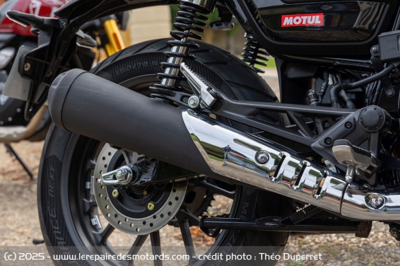 La Honda se contente d'un embrayage anti-dribble et d'un ABS