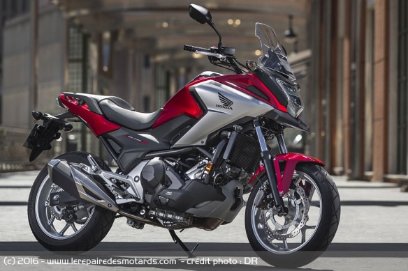 Look, embrayage et partie cycle, la NC750X évolue plus qu'il n'y parait