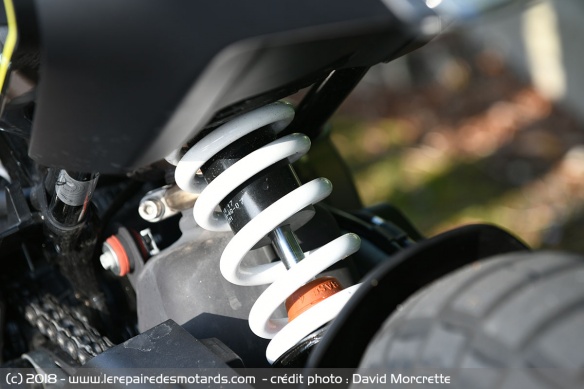 Amortisseur arrière WP Monoshock, débattement 150 mm