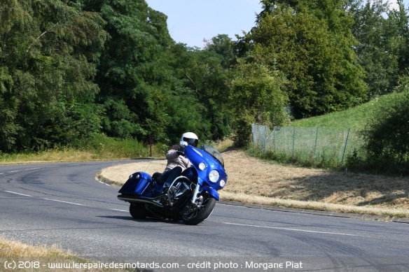 L'Indian Chieftain Limited en virage