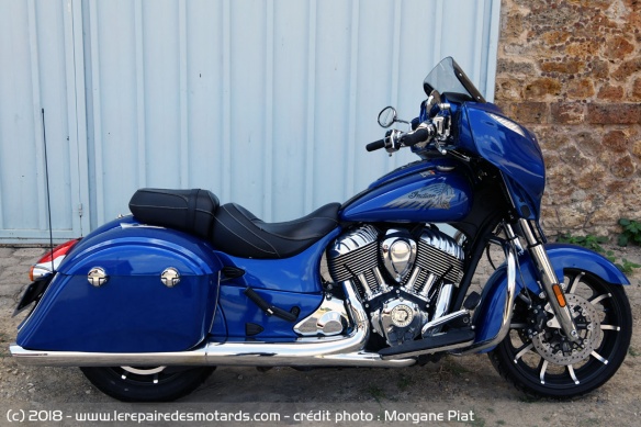 Essai de l'Indian Chieftain Limited